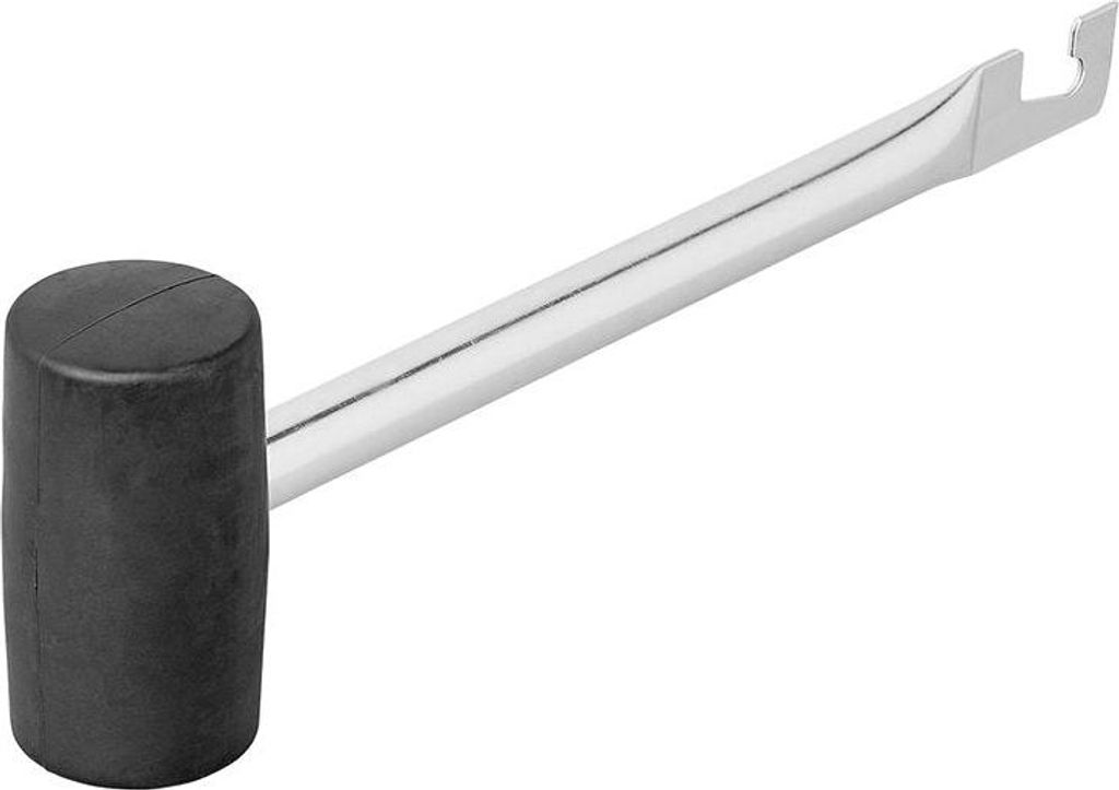 Hammergummi mit Zeltheringzieher