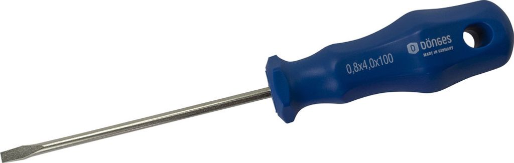 Dönges Werkstatt-Schraubendreher, ISO 2380, Klinge 250 x 12,0 mm, 2,0 mm