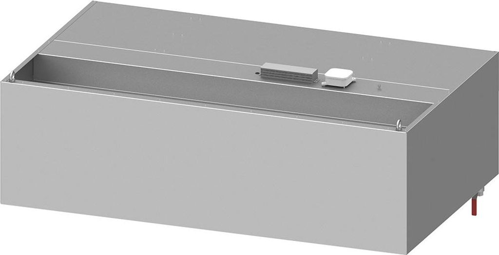 Wandhaube "Basic Line", Kastenform 1300 mm x 700 mm mit Flammschutzfilter Typ B