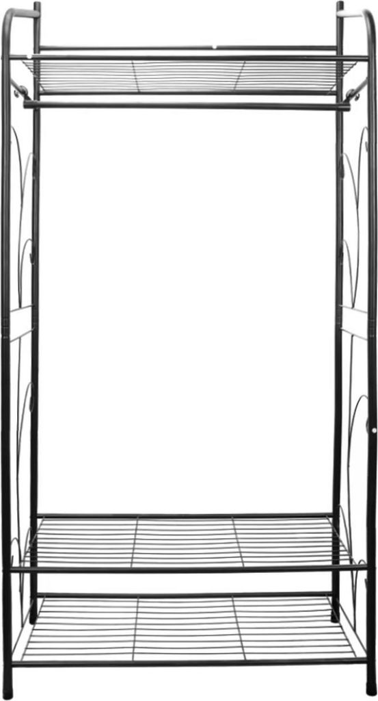 Moderne Kleiderstange Valora – Metall Kleiderständer – Gold – mit Kleiderstange – für Flur Schlafzimmer Wohnzimmer – 80 cm