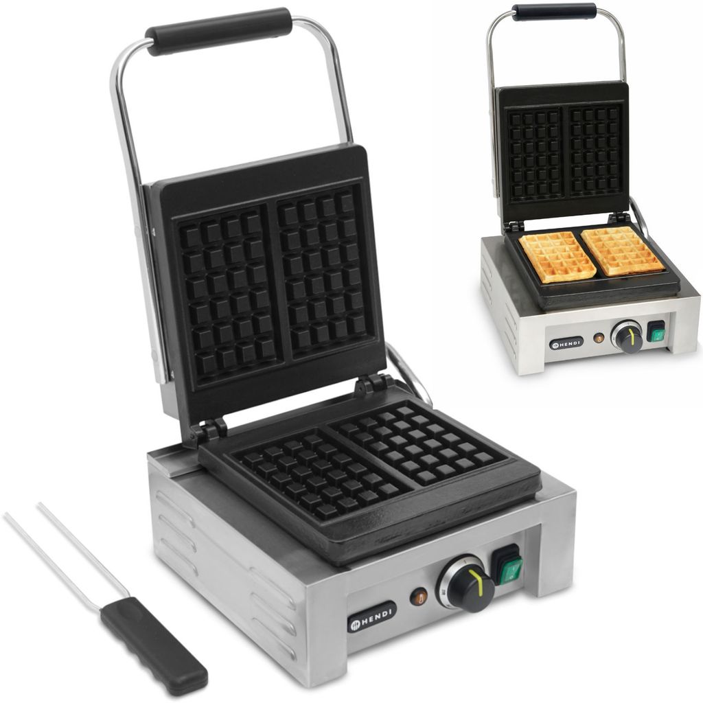 HENDI Waffeleisen Liège Waffeln 230V 1500W Produktbild 