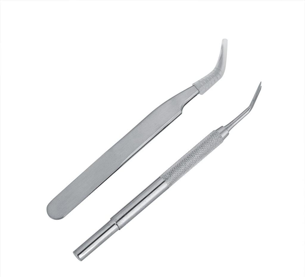 Zeckenentfernungswerkzeug, perfektes Werkzeug, hochwertiges Edelstahl-Entferner-Set, ergonomisches Design und rutschfester Griff für Hunde