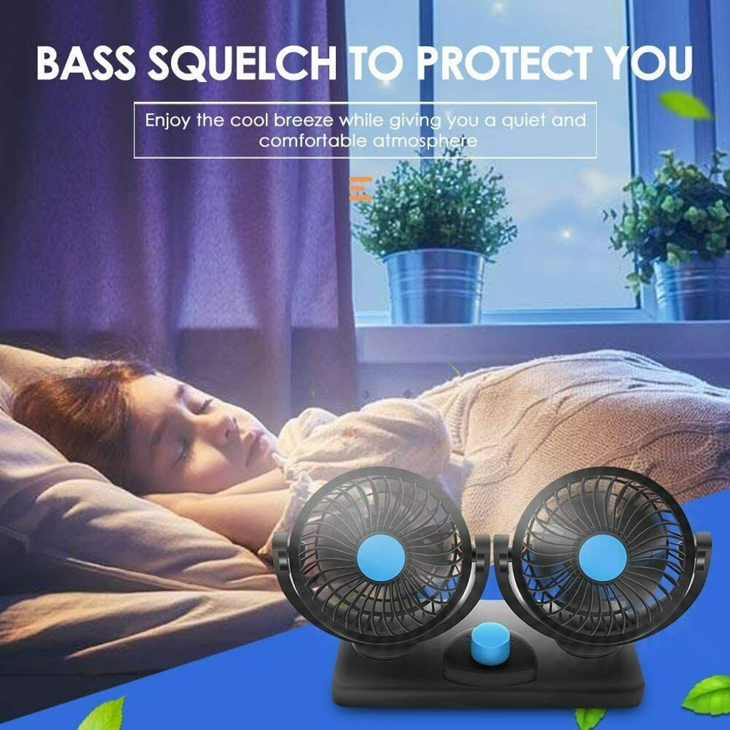 Autolüfter, 12V Mini Lüfter, Tischventilator mit Produktbild 9