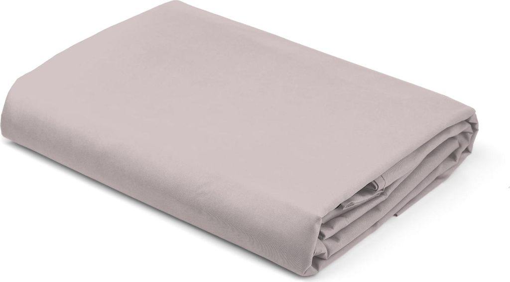 Satin-Spannbettlaken 140x200 Puderrosa Produktbild 