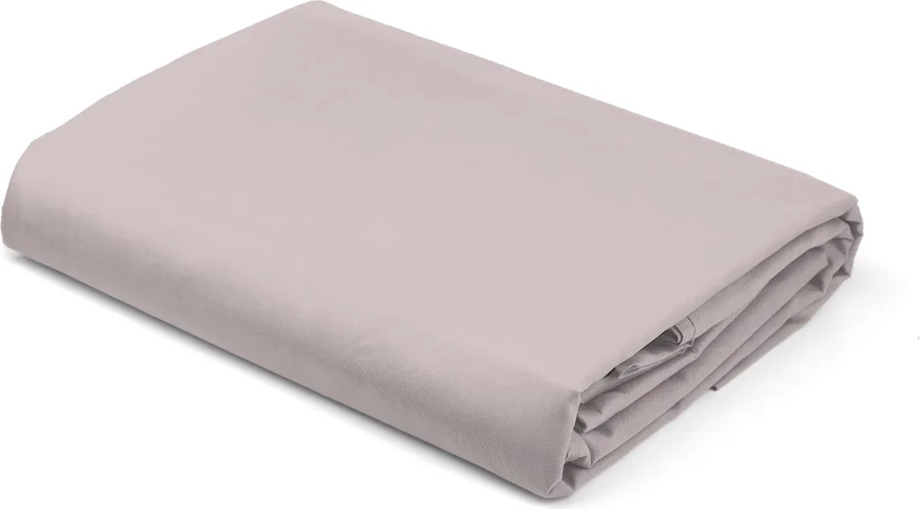 Detexpol Lenzuolo di raso con elastico 140x200 rosa cipria tinta unita Puro
