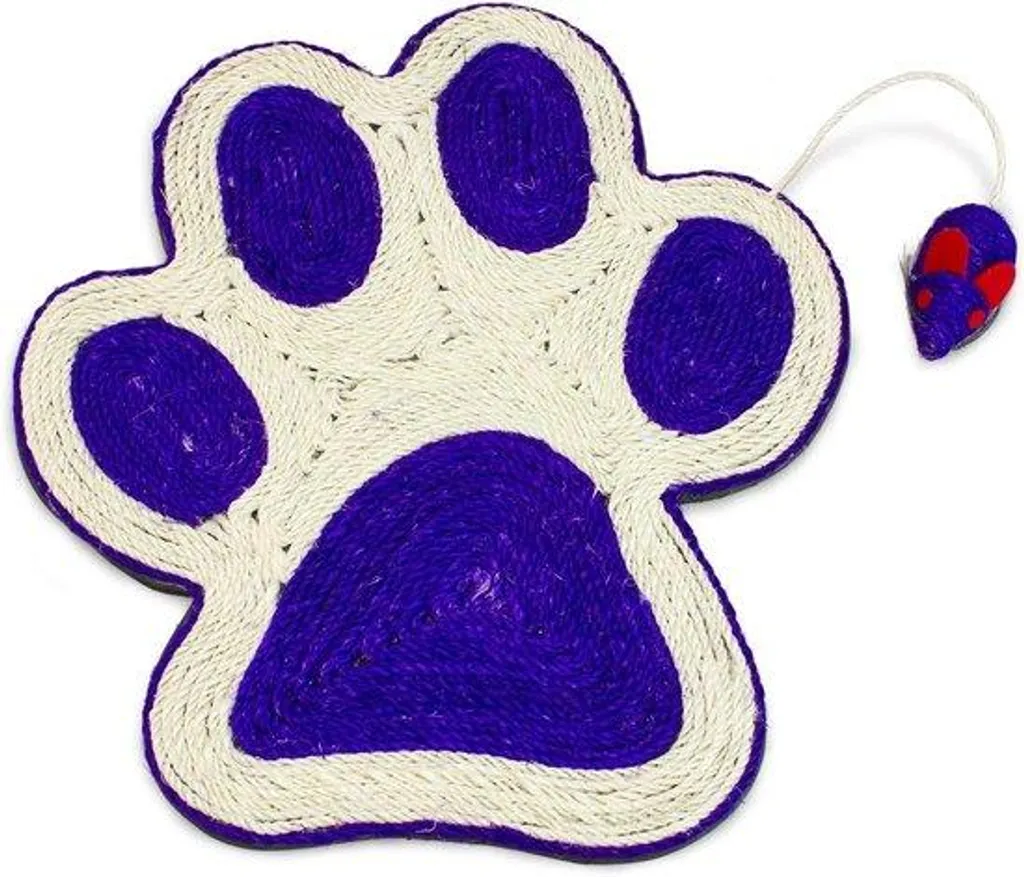 Arbre à chat colonne violet 40x36 cm pour protéger vos meubles et tapis