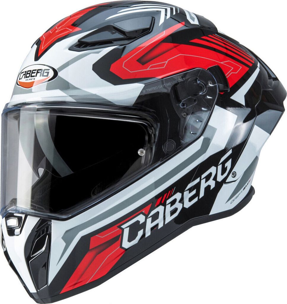 Caberg Drift Evo II Jamara Helm, weiß/rot/schwarz, M (57/58)