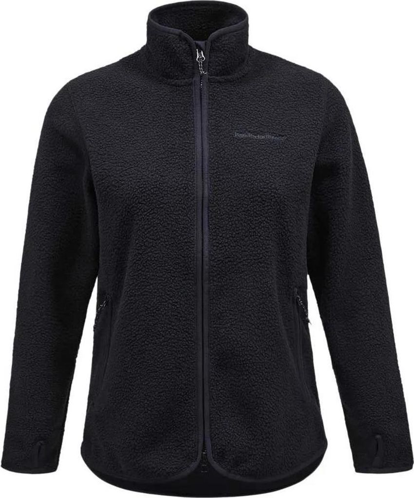 Peak Performance Pile Fleece Schwarz S Damen Schwarz S