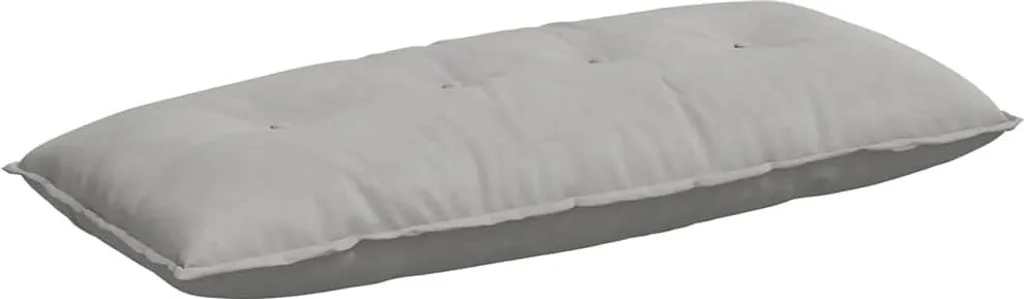 Cuscino Schienale vidaXL Grigio Chiaro 120x50 cm | Comfort in Microfibra