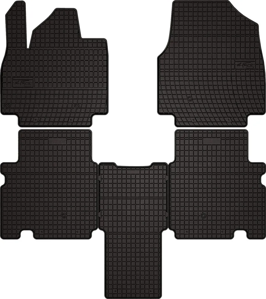 Tappetini Gomma Kia EV9 2023- Crossover Neri - Set 4pz Su Misura