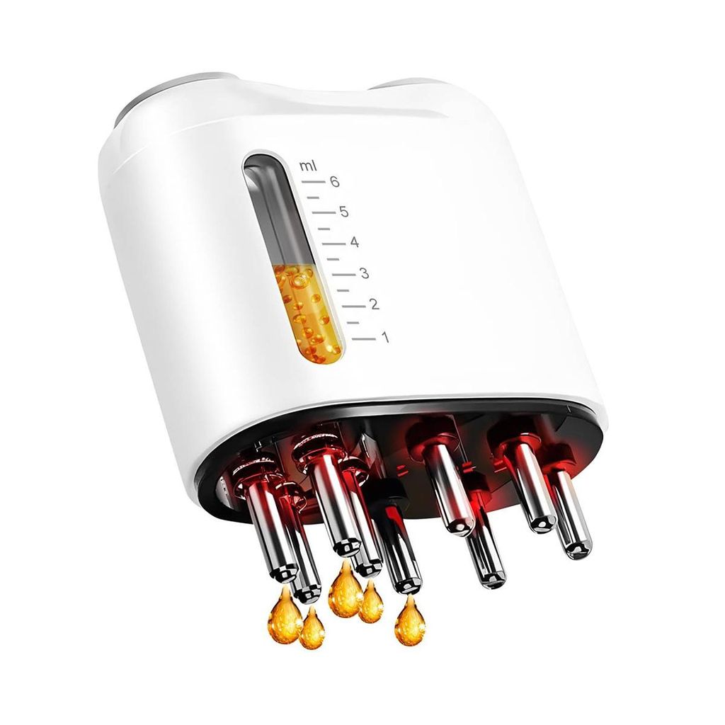 2-in-1 elektrische Haaröl-Applikator & Kopfhaut-Massagebürste – Massagegerät für Haare und Kopfhaut, ideal für Haarbehandlungen