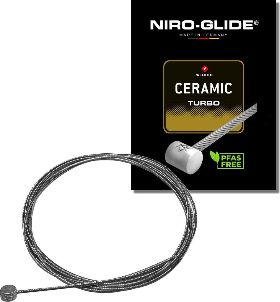 Niro-Glide Bremsinnenzug Turbo Niro Glide Keramikbremsen Rollennippel 3000 mm