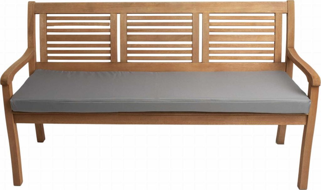 Sitzkissen outdoor 120x60x7cm Grau, bankkissen outdoor, Produktbild 1