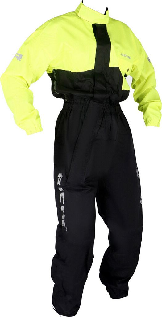 Richa Simple 1-Teiler Motorrad Regenkombi, schwarz/gelb, S