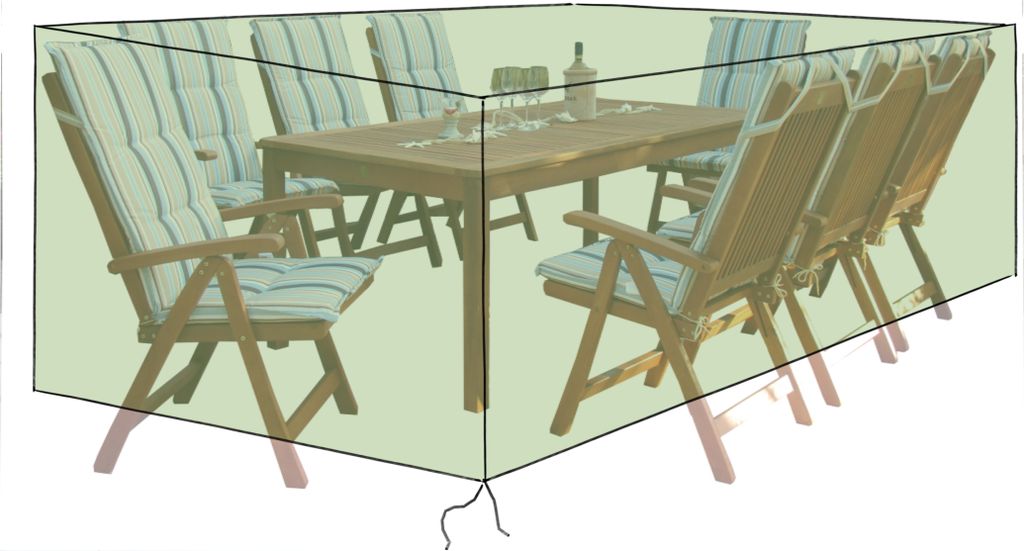 Grasekamp Gartenmöbel Abdeckung Grün für  Sitzgruppe, Produktbild 