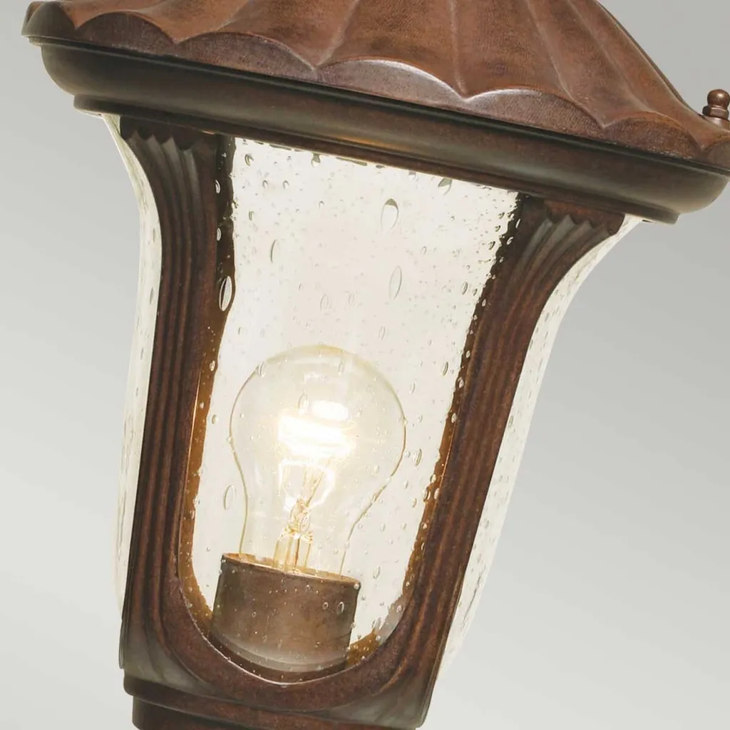 Luminaire extérieur E27 100W Chicago Elstead haute résistance IP44 noir - 3