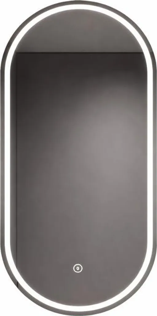 Miroir LED ovale pour maquillage et rasage - 50x70 cm - Modèle OVALIA