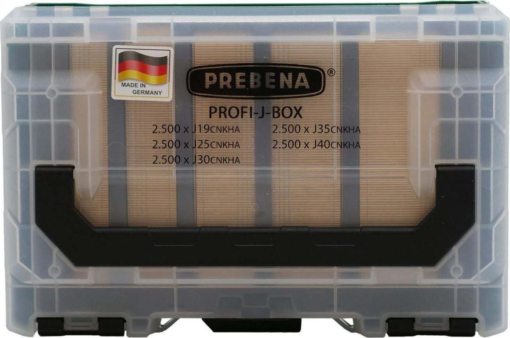 Prebena PROFI-J-BOX Stauchkopfnägel Brads 25 / 32 / 40 / 50 Produktbild 