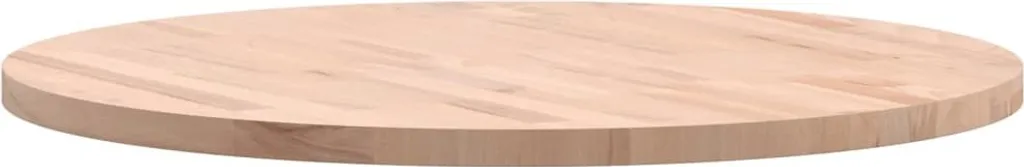 Piano Tavolo Ø70 cm Faggio Massiccio - Piano Rotondo per Tavoli Bar e Casa - 5