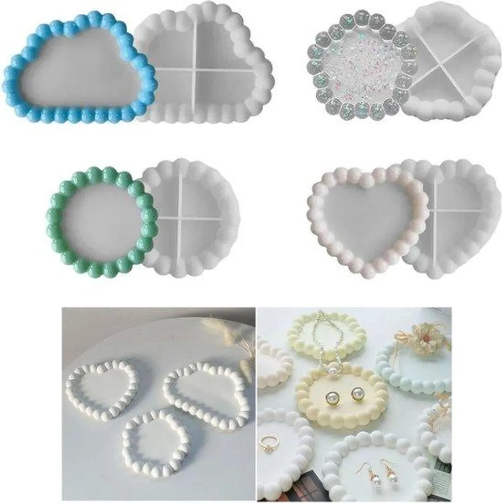 Moules en silicone pour résine époxy et béton - Kit DIY multi-usages
