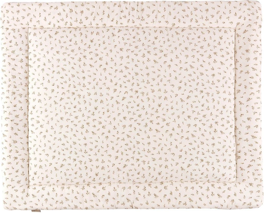 KraftKids Krabbeldecke Musselin Zweige braun 130 cm x 130 cm