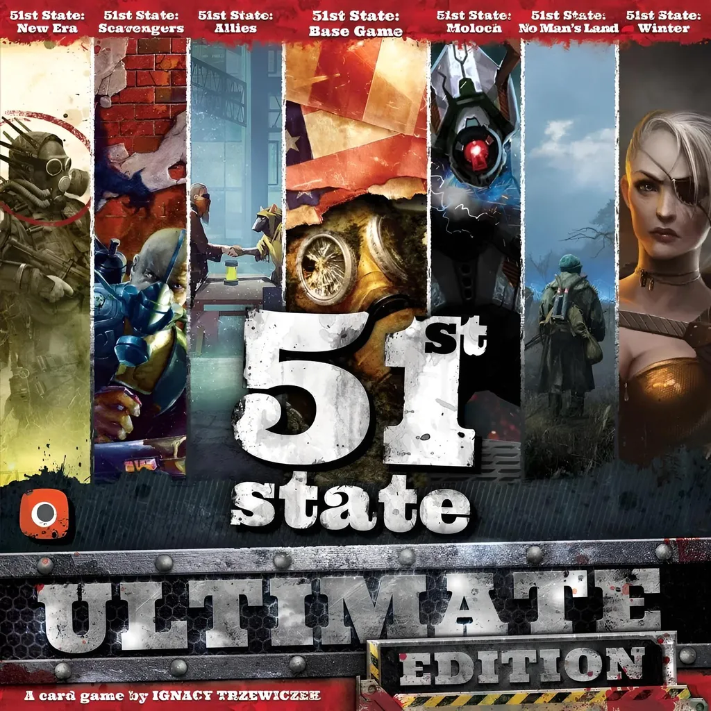 51st State Ultimate Edition Jeu de Société Post-Apocalyptique en Anglais
