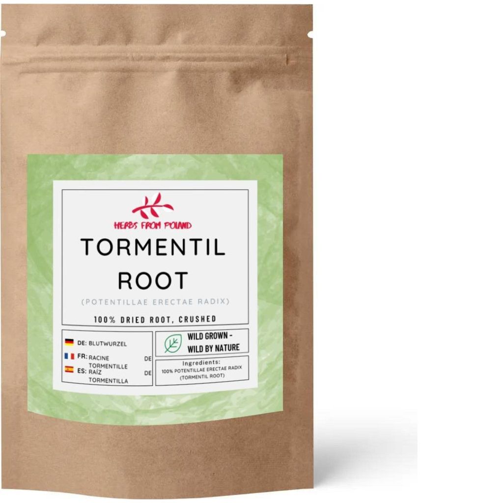 Herbs from Poland Tormentillwurzel – Unterstützt Verdauung & Magen-Darm-Trakt, Entzündungshemmend, 100% Natürlich – 1000g