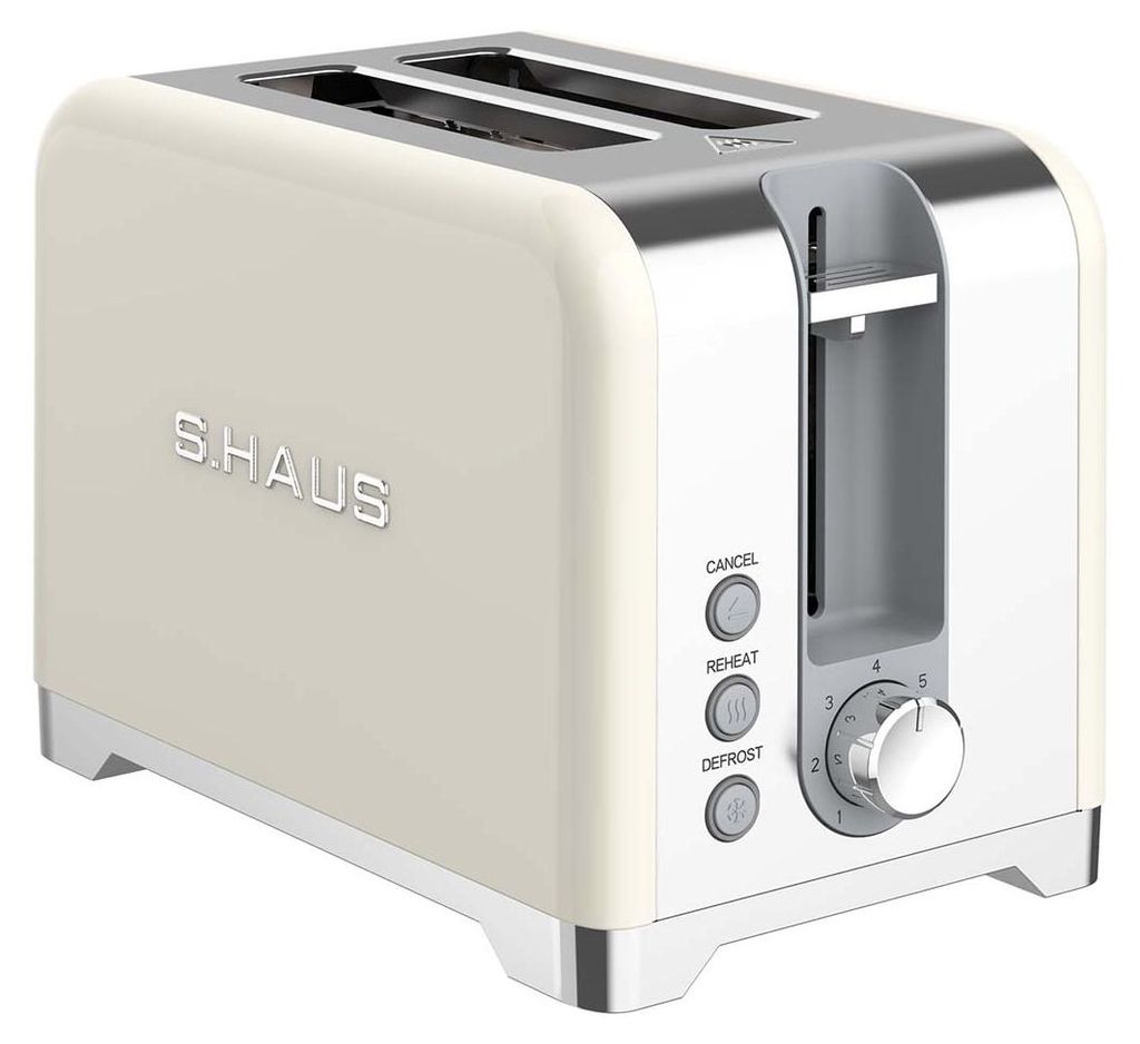 SWISS HAUS, Toaster für 2 Scheiben aus Edelstahl, 930 W, Produktbild 