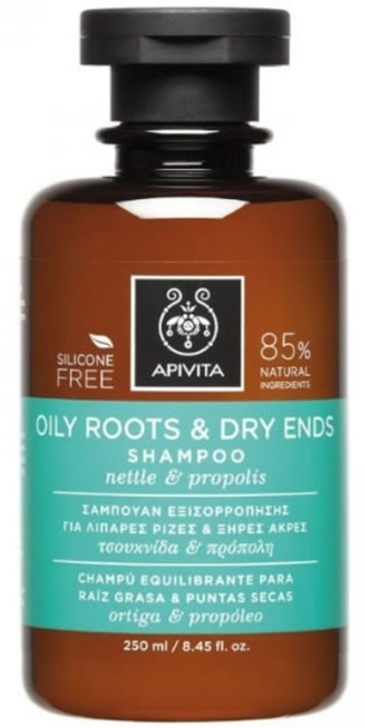 Ausgleichendes SHAMPOO fü r fettige Wurzeln und trockene Produktbild 
