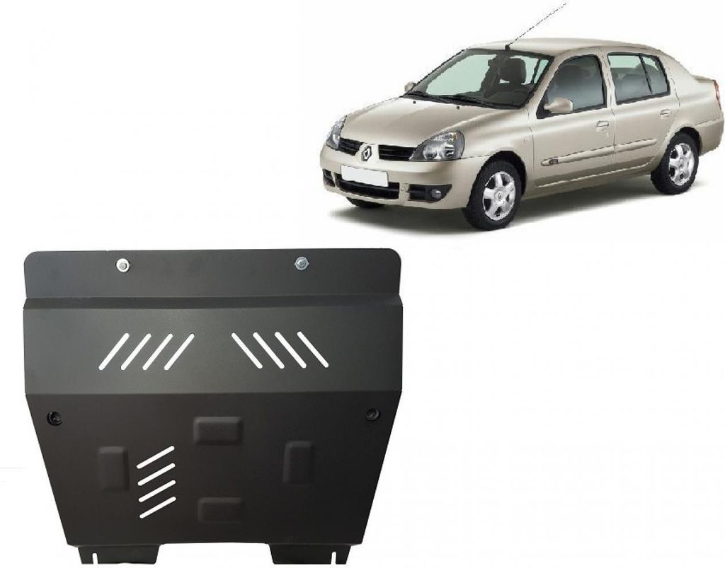 Stahl Unterfahrschutz für Motor Renault Clio 2