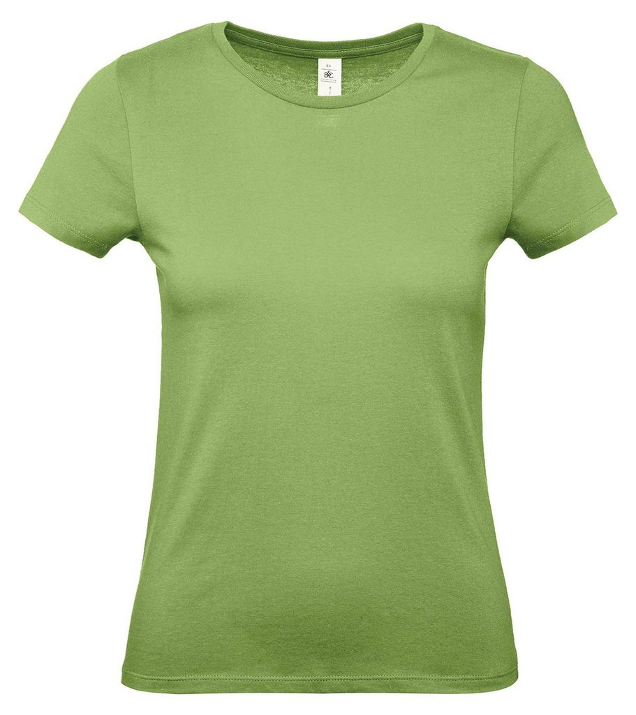 B&C Damen T-Shirt #E150 RW6634 (XS) (Pistazie)