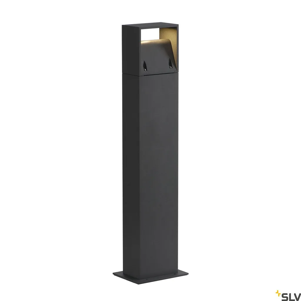 Lampadaire extérieur LED Logs 70 Pole anti-éblouissement anthracite