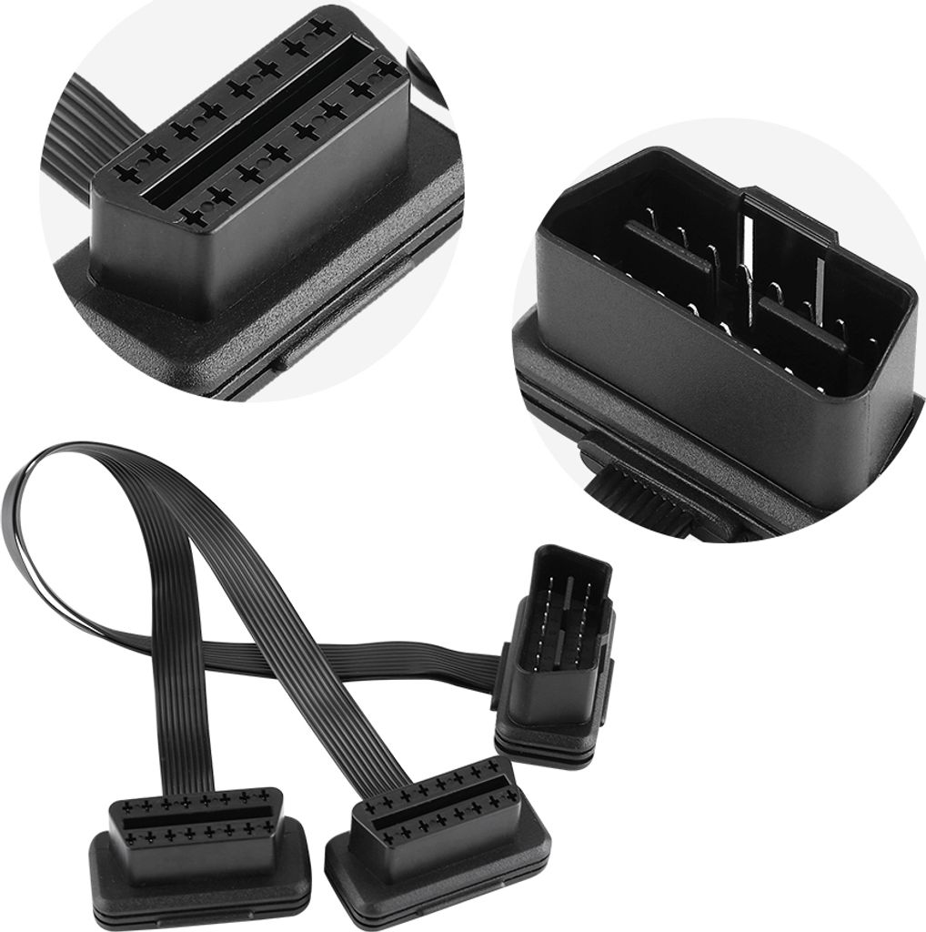 Predlžovací kábel OBD2 16pinový diagnostický kábel Káblový Obrázok produktu 