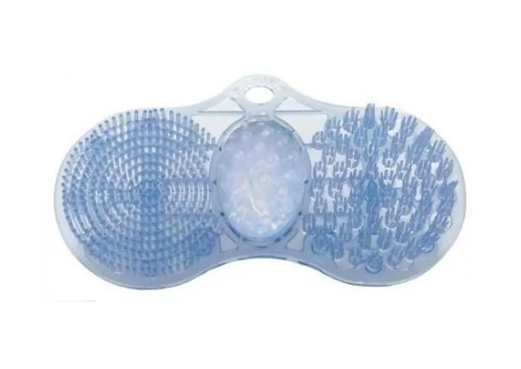 Accessorio Doccia Antiscivolo SUNDO: Pulizia Piedi Hands-Free e Sicura