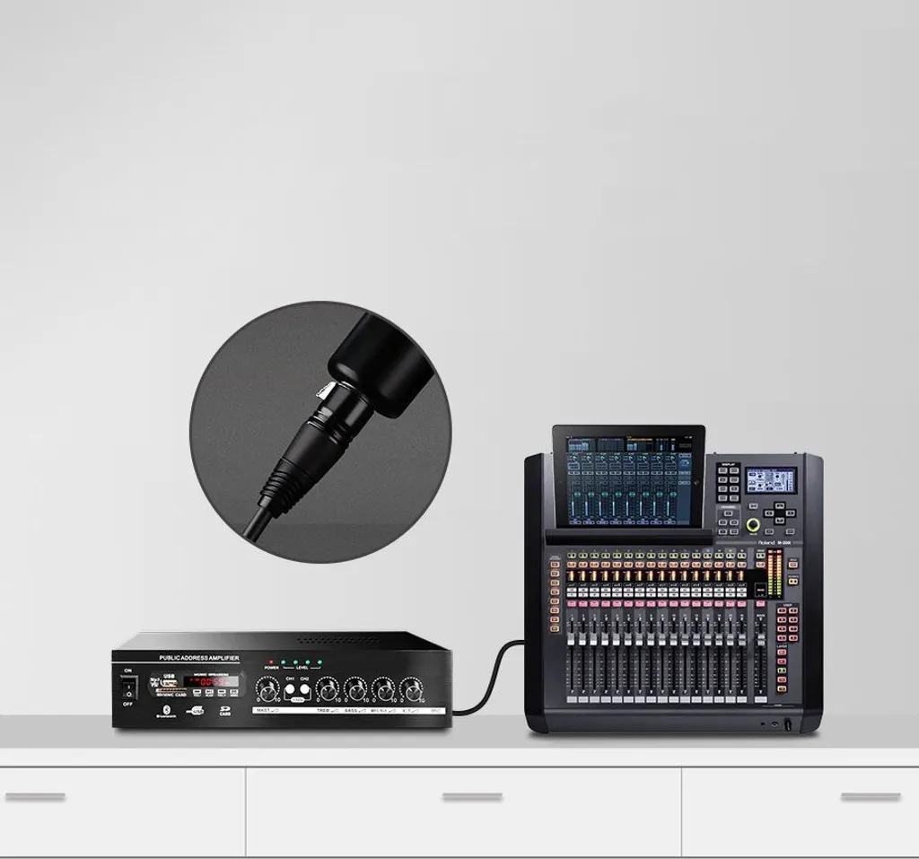 Câble XLR 8 Mètres Blindé Multi-couches pour Microphone et Sonorisation - 11