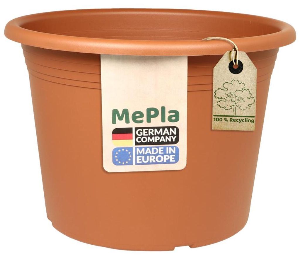 MePla - Pflanzkübel Cylindro ø 80 terra Produktbild 