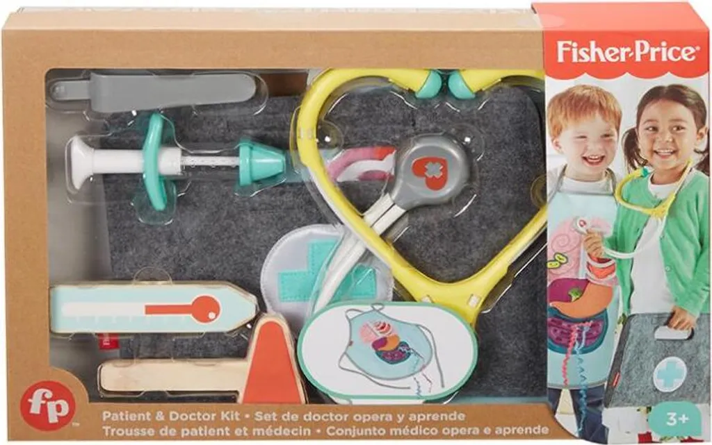Mallette de médecin pour enfants Fisher-Price idéal pour jeu d'imitation