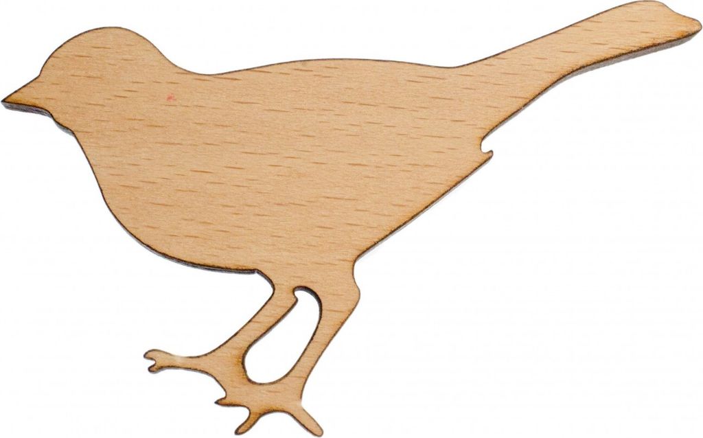 Vogel Brosche Anstecknadel Miniblings Amsel Meise Spatz Singvogel Bird Holz