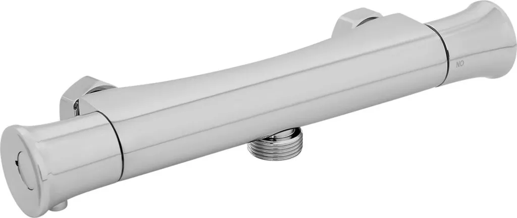 Rubinetto Doccia Termostatico Parete in Ottone - Sicurezza Bambini 38°C