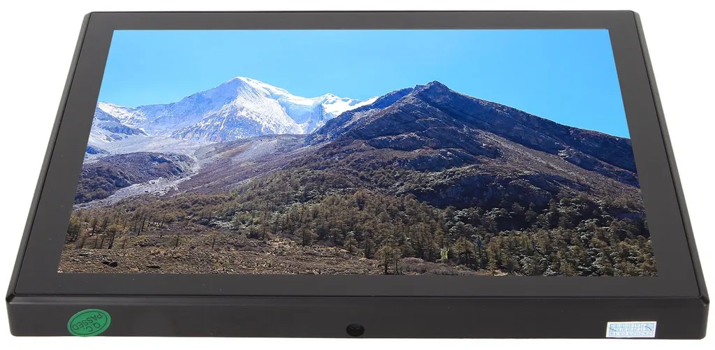 Écran LED tactile capacitif 8 pouces fixation murale 4:3 avec ports HD