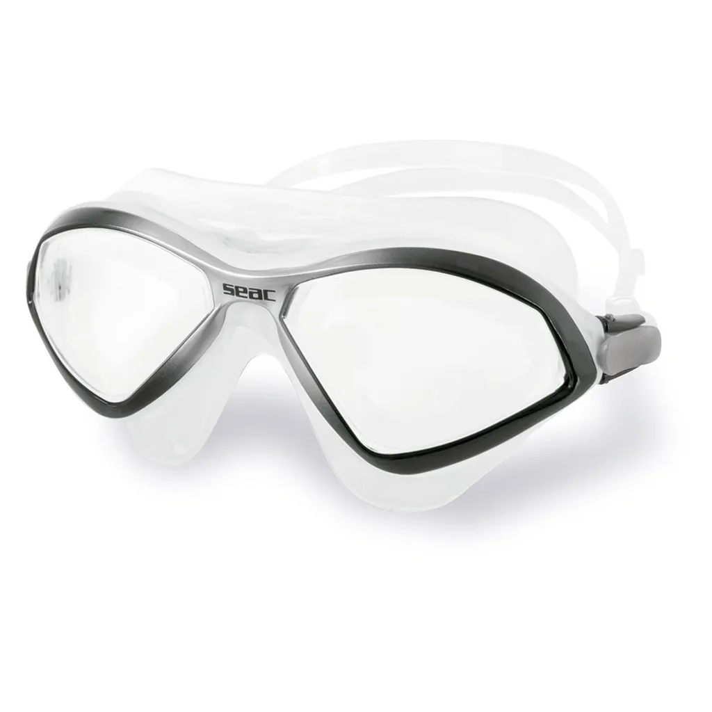 Masque de Natation Anti-Fuite Seacsub Diablo - Fini les Yeux Irrités Noir