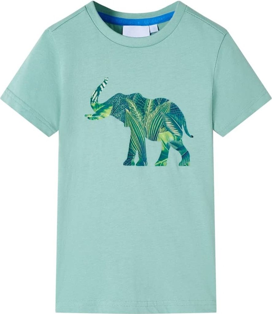 Kinder-T-Shirt Helles Khaki 104
