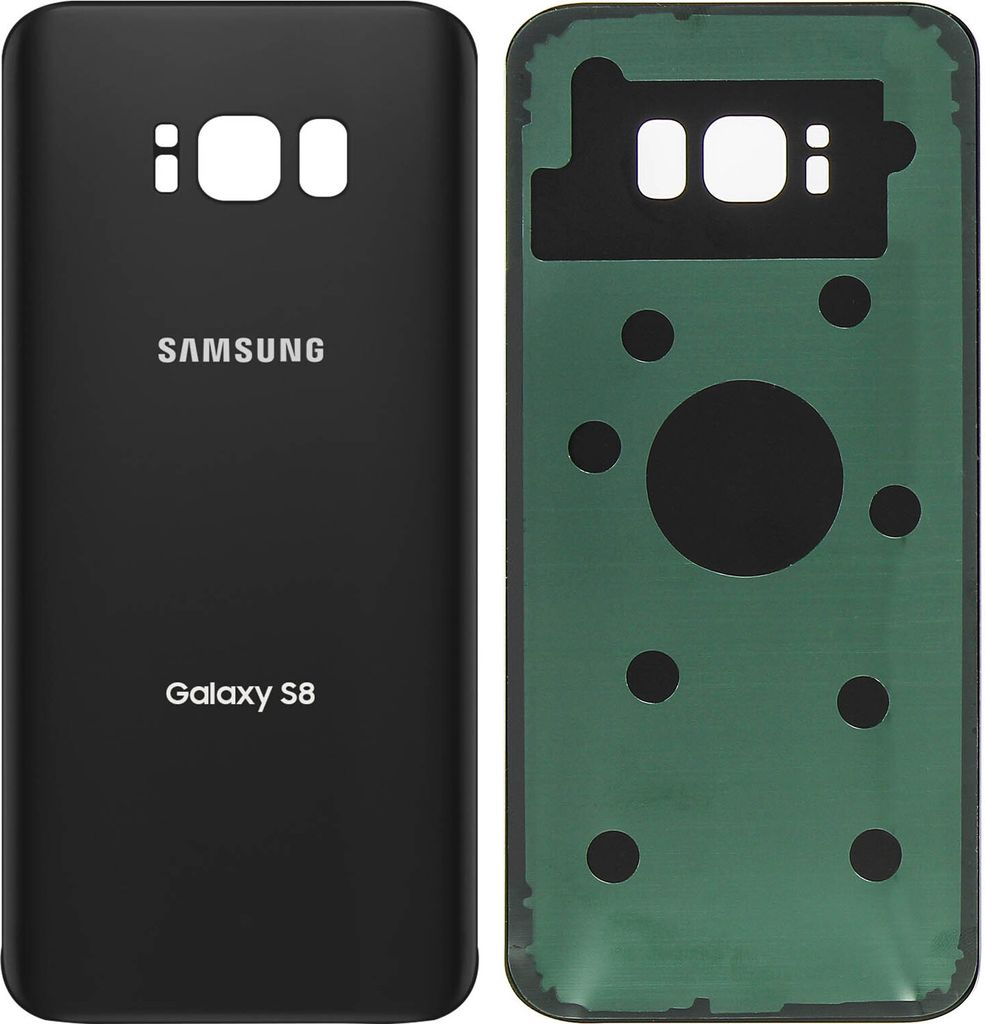 Ersatzteil Akkudeckel, neue Rückseite für Samsung Galaxy S8 – Schwarz
