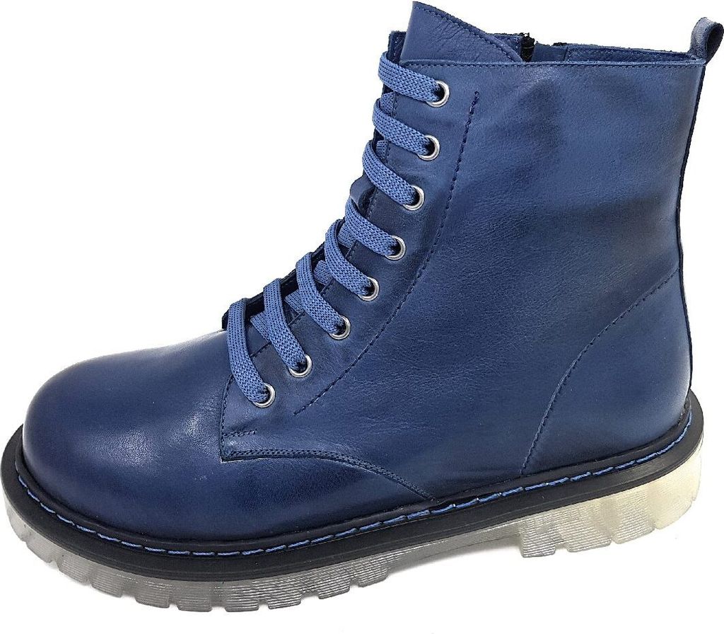 Gemini Damen Stiefelette Combat Boot transparente Produktbild 19