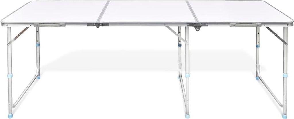 vidaXL Table de camping pliable réglable en hauteur en Image du produit 