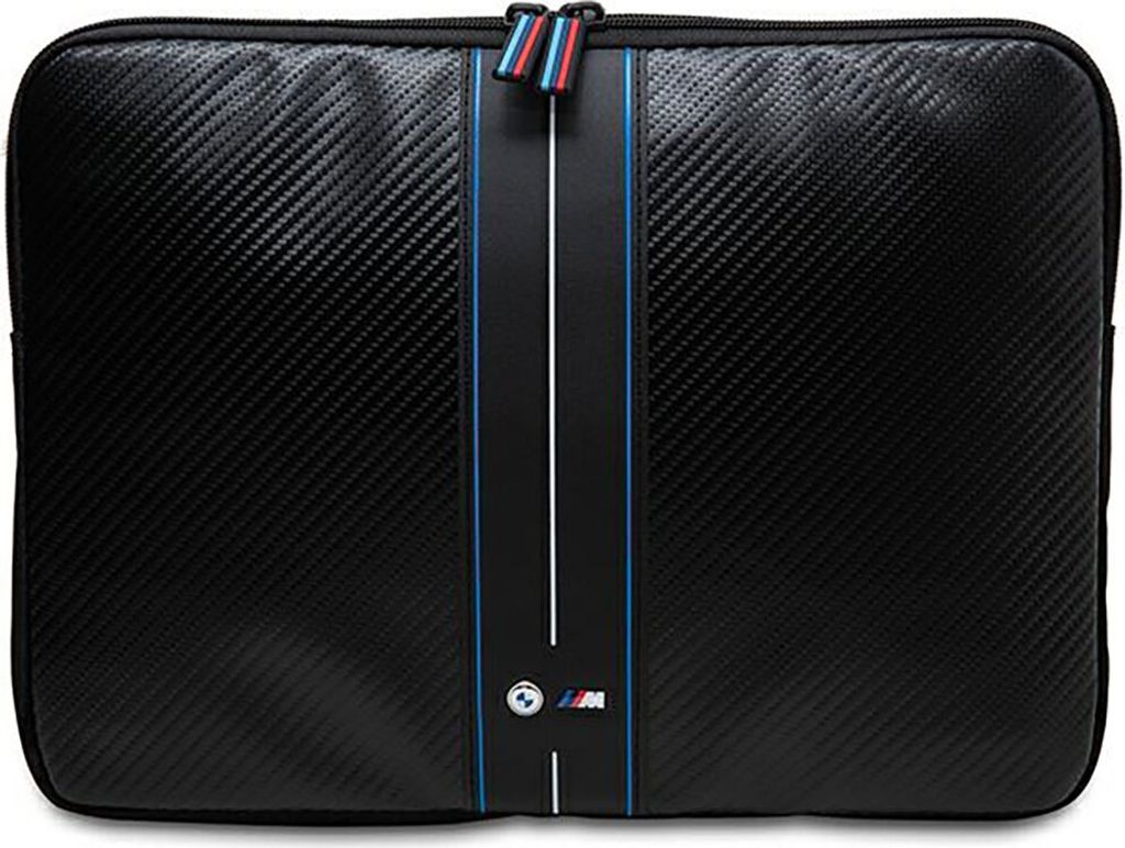 BMW Carbon Blue Stripes Laptop Sleeves 15-16" Schwarz Produktbild 