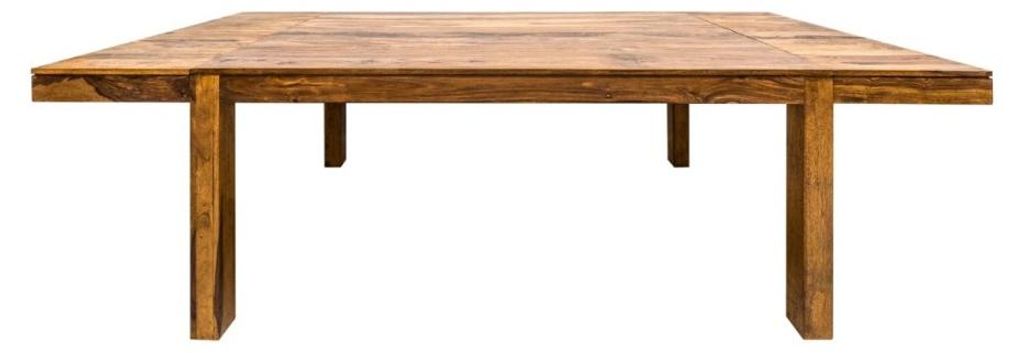 Esszimmertisch TAVINA 160–240 cm – Ausziehbarer Tisch aus lackiertem Sheesham-Massivholz