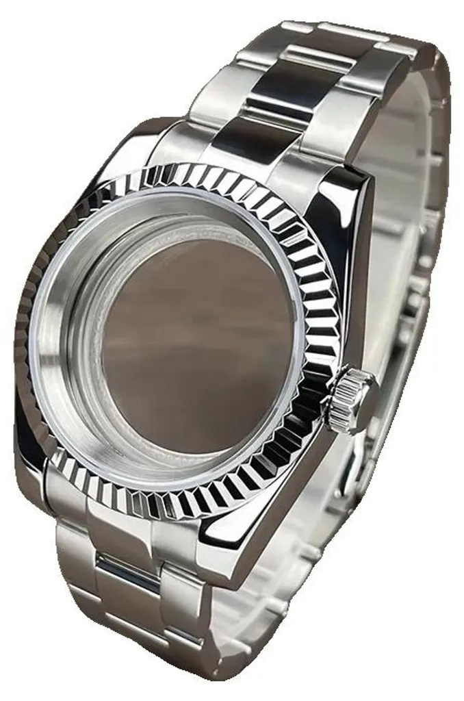 Boîtier de montre 39mm pour customisation avec verre saphir inrayable