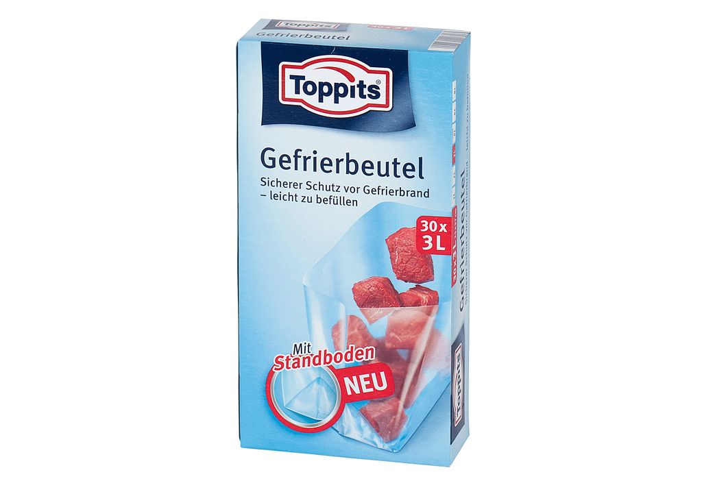 Gefrierbeutel 27x30cm 3l Pack 30 Stck Produktbild 