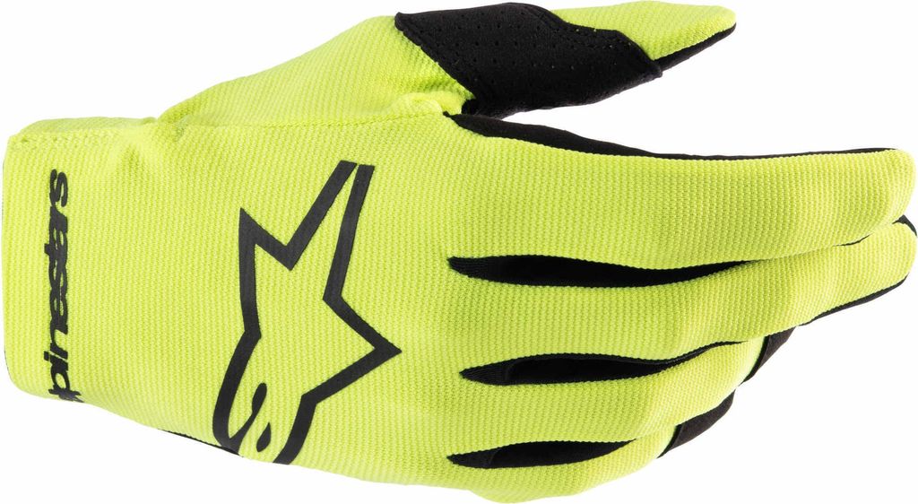 Alpinestars Radar Jugend Motocross Handschuhe, gelb/schwarz, XS